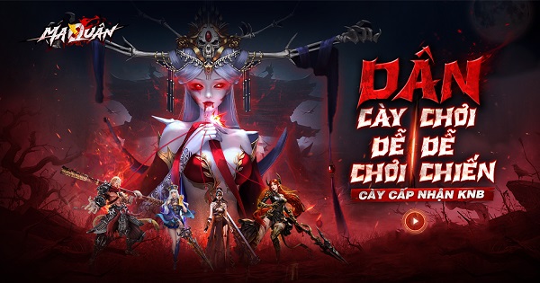 Khám phá Ma Quân VTC – Tựa game nhập vai thần thoại trên mobile, “cày KNB không giới hạn”