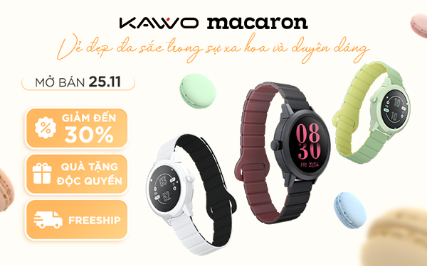 Kavvo Macaron - Đồng hồ thời trang thông minh, dành cho phái đẹp- Ảnh 1.