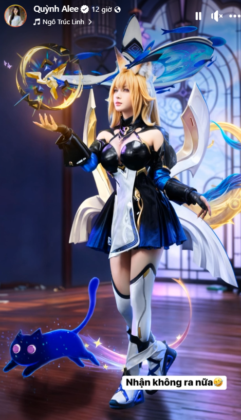 Tung ảnh cosplay gợi cảm, Quỳnh Alee khiến fan nam "nhận không ra"- Ảnh 6.