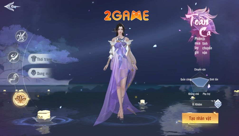 Toàn Cơ là môn phái được ưa chuộng nhất trong game Thần Ma Loạn Vũ