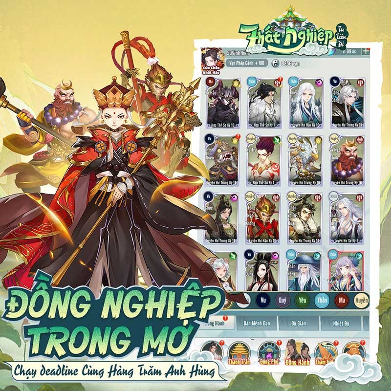Game tu tiên chữa lành Thất Nghiệp Tu Tiên Đi - Vplay sắp ra mắt tại Việt Nam