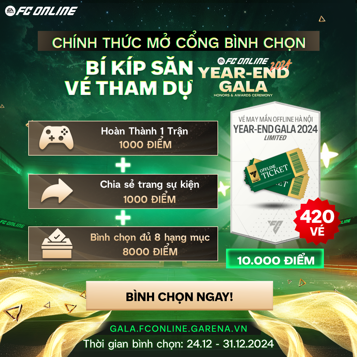 FC Online Year-End Gala 2024 chính thức trở lại: Ai sẽ trở thành Creator of The Year năm nay?- Ảnh 3.