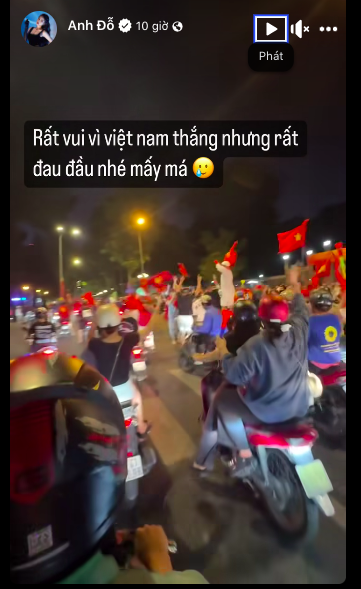 Trâm Anh giải thích về dòng trạng thái gây hiểu nhầm sau khi đội tuyển Việt Nam vô địch AFF Cup- Ảnh 3.