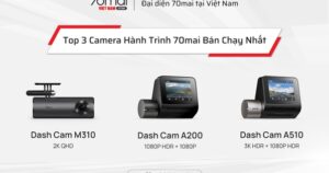 Top 3 camera hành trình 70mai bán chạy tại Hải Dương