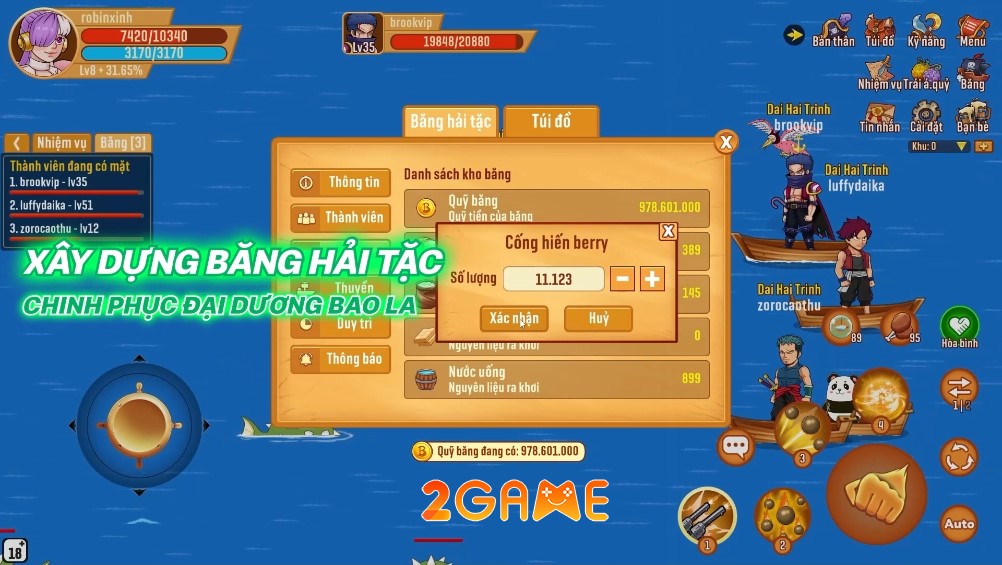 game nhập vai phiêu lưu cày cuốc Đại Hải Trình