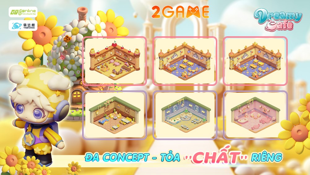 game mô phỏng quản lý kinh doanh Dreamy Cafe VTC