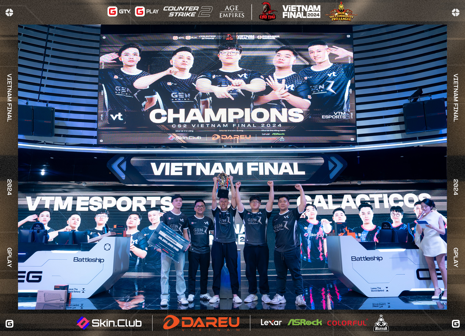 VTM Esports lật ngược thế cờ, đăng quang ngôi vương GPlay Premier - Vietnam Final 2024- Ảnh 3.