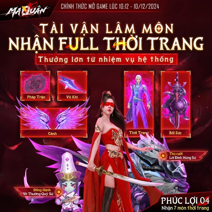 Ma Quân VTC chuẩn bị khai chiến đua top liên server, quà to đầy tay cho anh em!