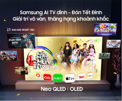 Thăng hạng màn hình Samsung AI TV, nhận khuyến mãi lớn đón Tết đỉnh- Ảnh 2.