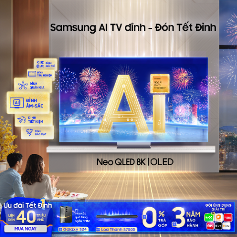 Thăng hạng màn hình Samsung AI TV, nhận khuyến mãi lớn đón Tết đỉnh- Ảnh 5.