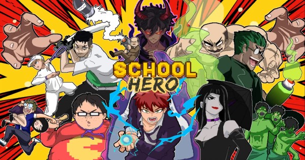 Trở về tuổi thơ game thùng trong tựa game mobile School Hero