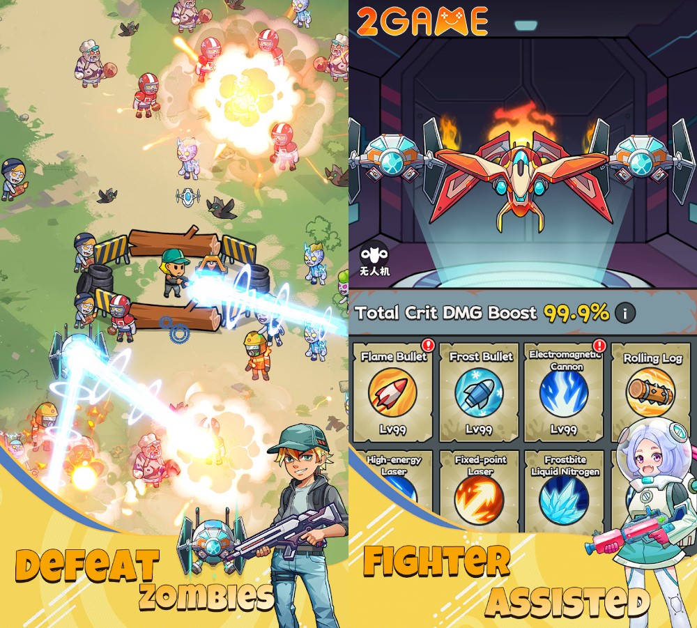 game thủ thành roguelike Zombie Outpost: Crisis