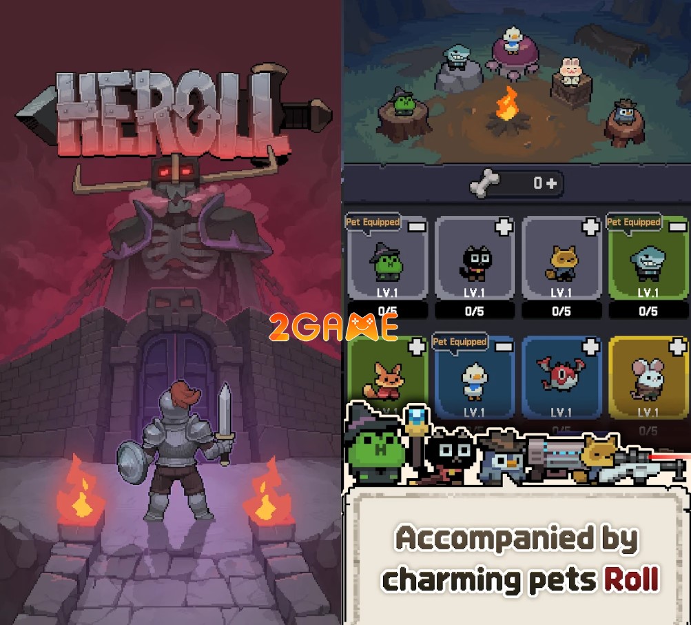 game casual cờ tỷ phú và mở rương Heroll