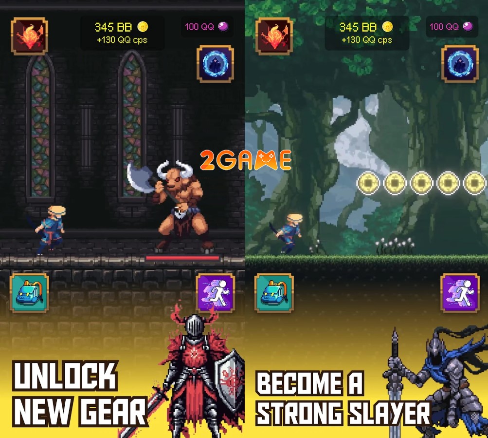 game nhập vai đi cảnh Legend of Slayer: Pixel RPG