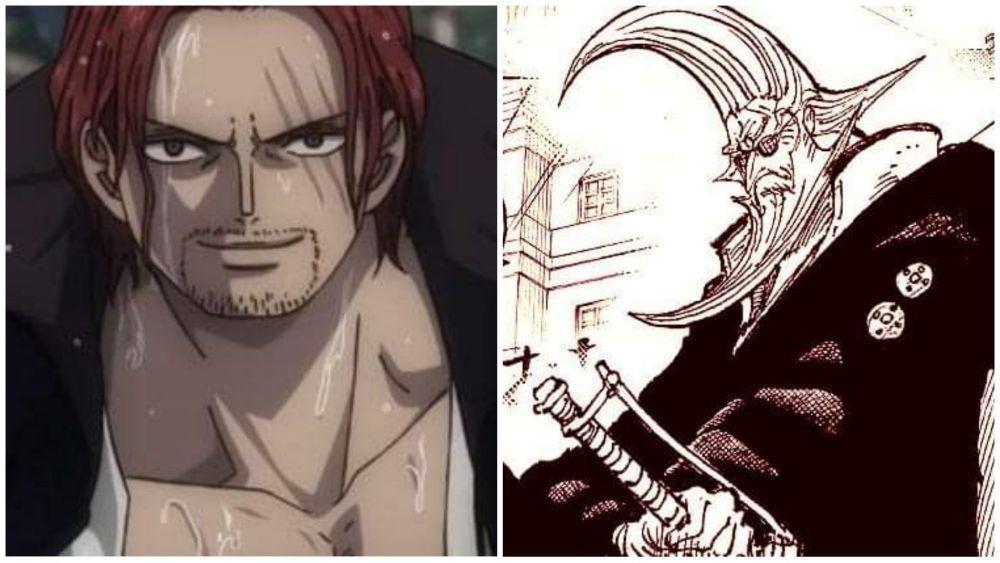 One Piece: So sánh đặc điểm của Shanks và gã cha Figarland Garling- Ảnh 2.