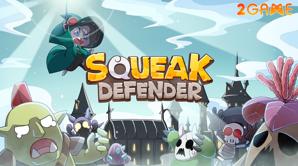 game thủ thành roguelike Squeak Defender