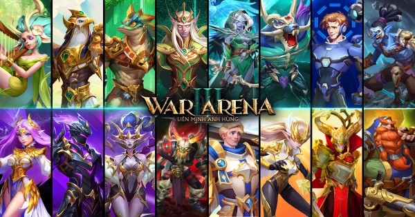 War 3 Arena – Game thẻ tướng cực hot với dàn nhân vật quen thuộc