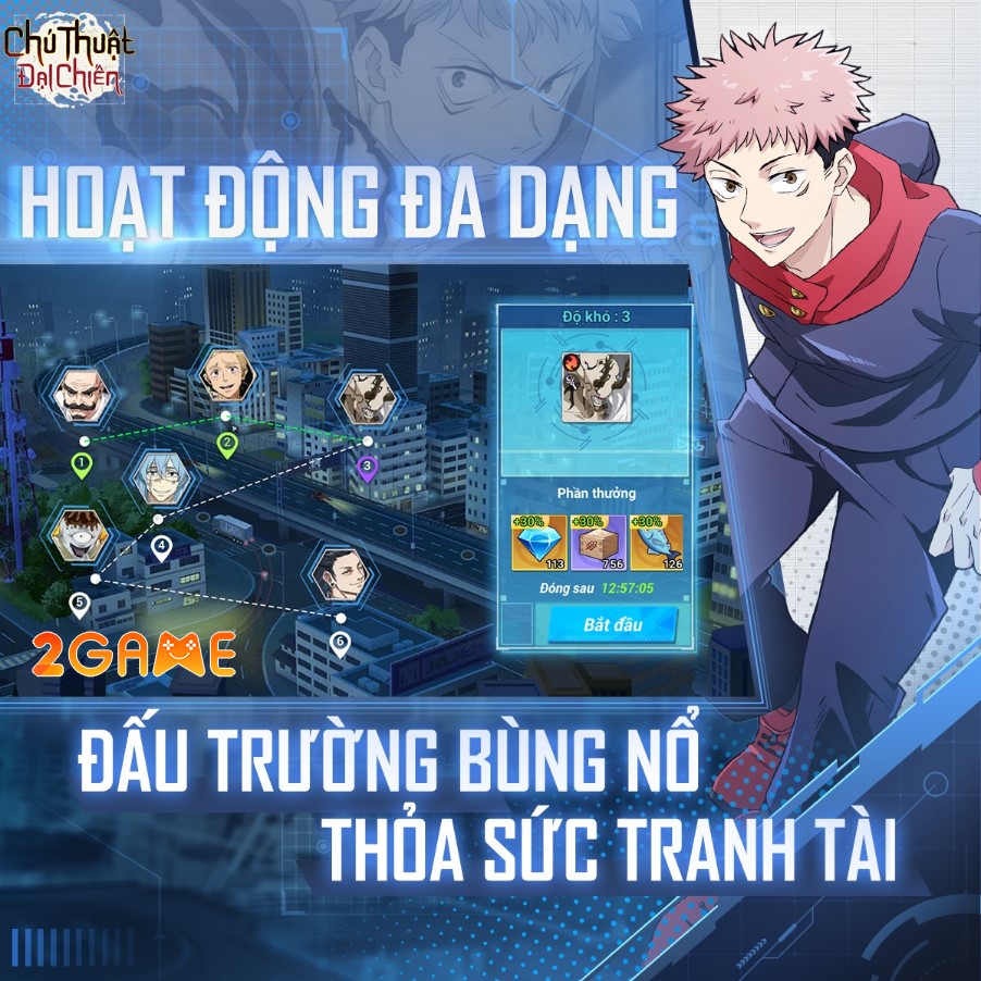 game đấu tướng chiến thuật Chú Thuật Đại Chiến