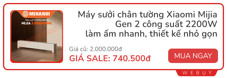 Mùng 10 hàng tháng cũng có sale lớn: Combo cạo râu + tỉa lông mũi Enchen 260.000đ, máy sưởi Xiaomi giảm 60%, đèn diệt côn trùng chỉ hơn 200.000đ...- Ảnh 5.