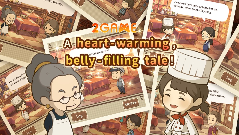 game casual mô phỏng quản lý Hungry Hearts Restaurant Gagex