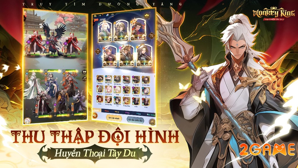 game nhập vai thẻ tướng chiến thuật Monkey King: Đại Chiến Tây Du