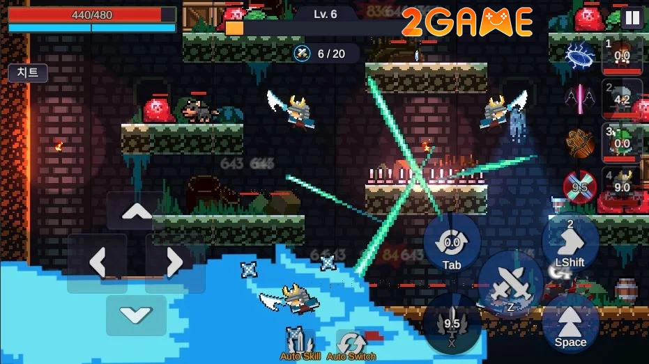 game nhập vai hành động roguelike Pixel Clan: Dungeon Squad