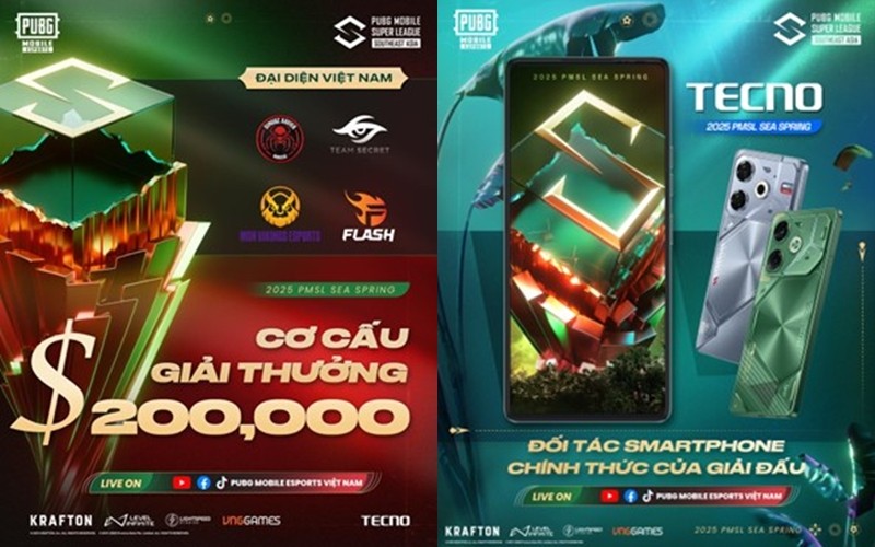 PUBG Mobile lớn nhất Đông Nam Á khởi động mùa giải mới 2025 với giai đoạn Mùa Xuân