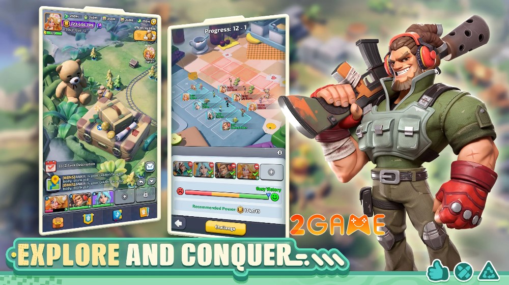 Tiny War: Survival Express game sinh tồn chiến lược xây dựng căn cứ