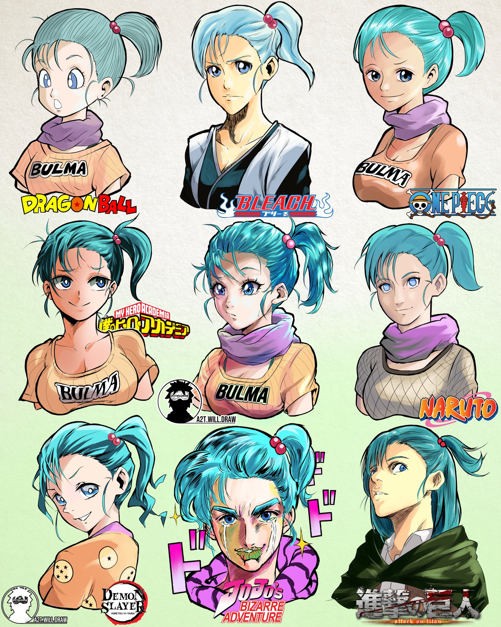 Các mỹ nhân anime trông như thế nào nếu được thiết kế bởi các mangaka khác- Ảnh 3.