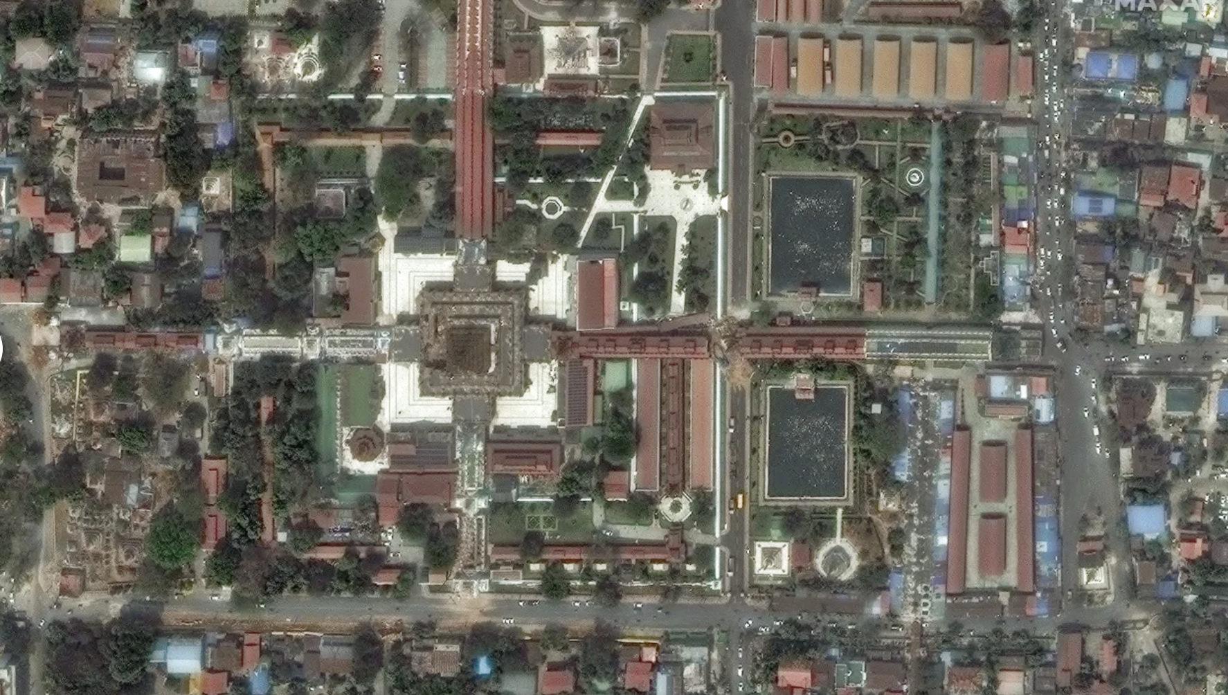 Bộ ảnh trước - sau hé lộ sức tàn phá của động đất Myanmar nhìn từ vũ trụ- Ảnh 2.