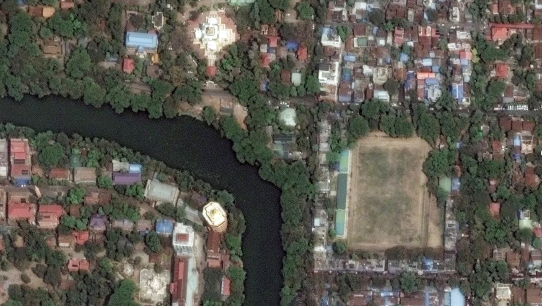 Bộ ảnh trước - sau hé lộ sức tàn phá của động đất Myanmar nhìn từ vũ trụ- Ảnh 7.