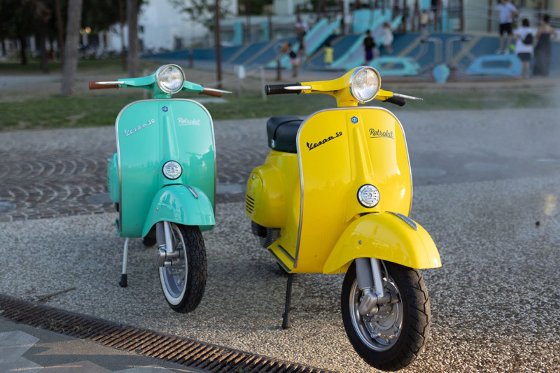 Mê Vespa cổ mà không thích bóp côn vặn số thì phải làm sao?- Ảnh 9.
