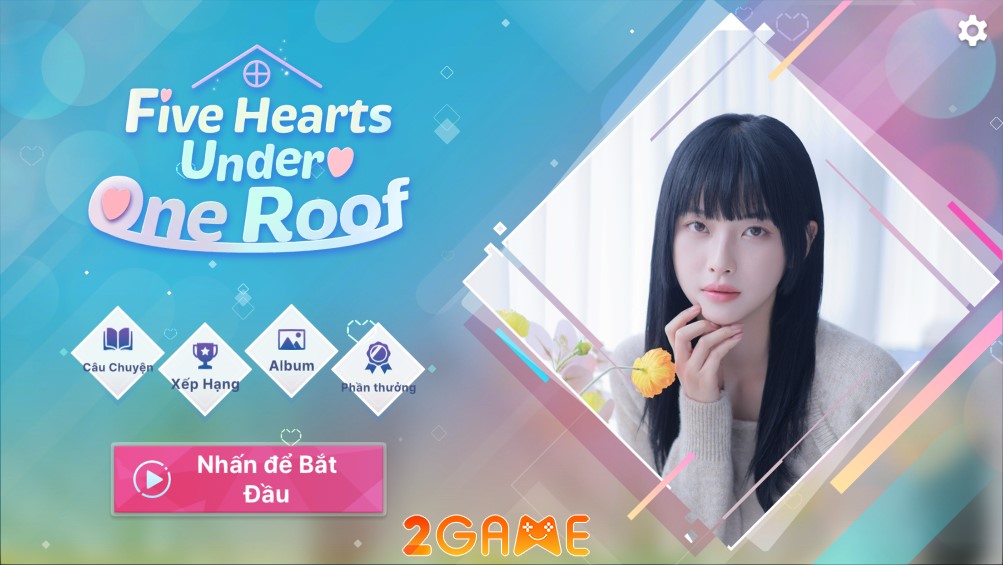 game mô phỏng hẹn hò Steam Five Hearts Under One Roof mobile