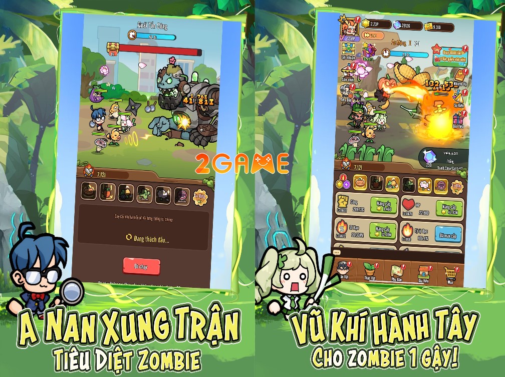 game Idle RPG Thực Vật Đại Chiến Yêu Thú