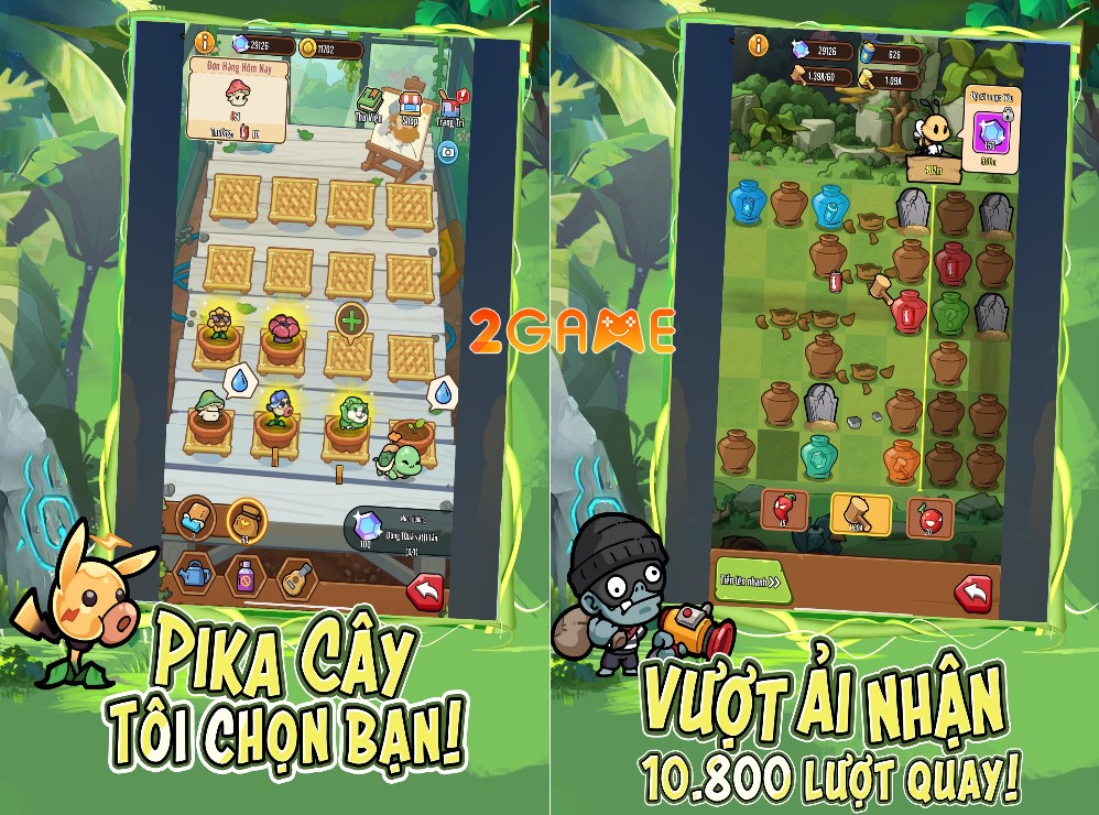 game Idle RPG Thực Vật Đại Chiến Yêu Thú