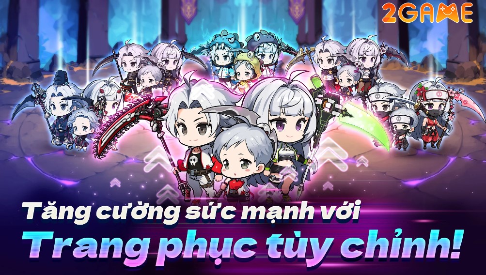 game nhập vai nhàn rỗi Tiny Reaper: Reborn (Huyền Thoại Thần Chết Nhí)