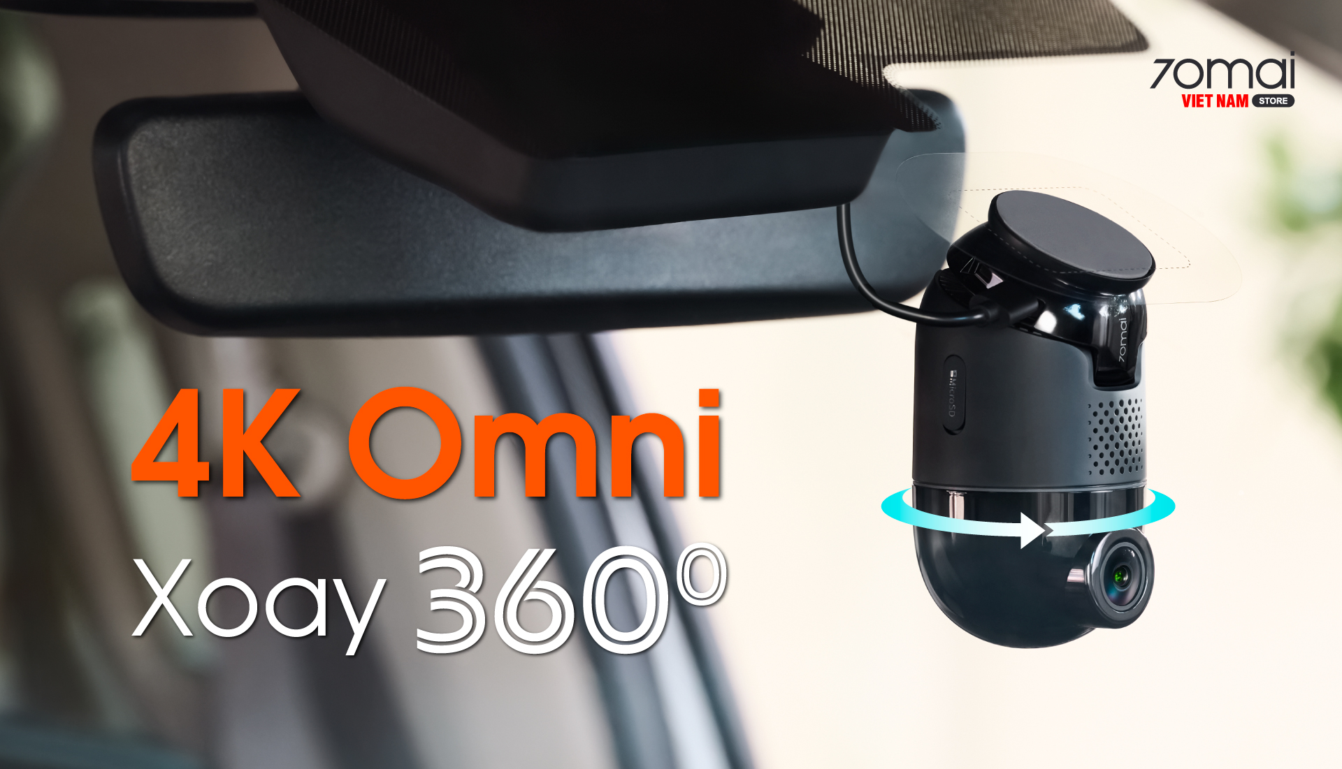 70mai ra mắt camera hành trình 4K Omni xoay 360° thế hệ mới- Ảnh 2.
