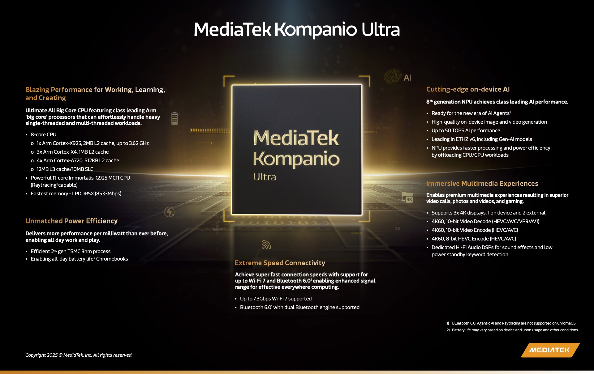 MediaTek ra mắt ra mắt chip xử lý AI dành cho Chromebook- Ảnh 2.