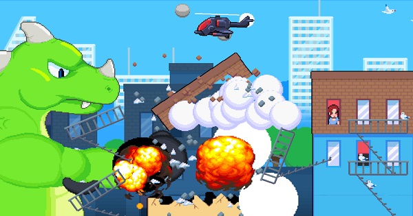 Roar Rampage Classic giao cho bạn nhiệm vụ phá hủy mọi thứ trên đường đi