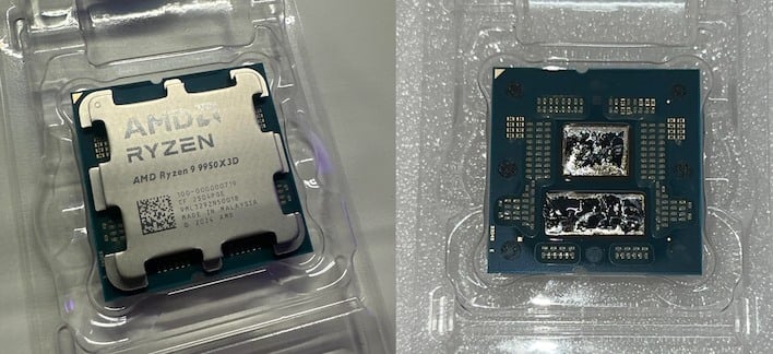 Dân chơi PC 'bóc vỏ' chip AMD 9950X3D chỉ với dây câu cá và bàn ủi- Ảnh 1.