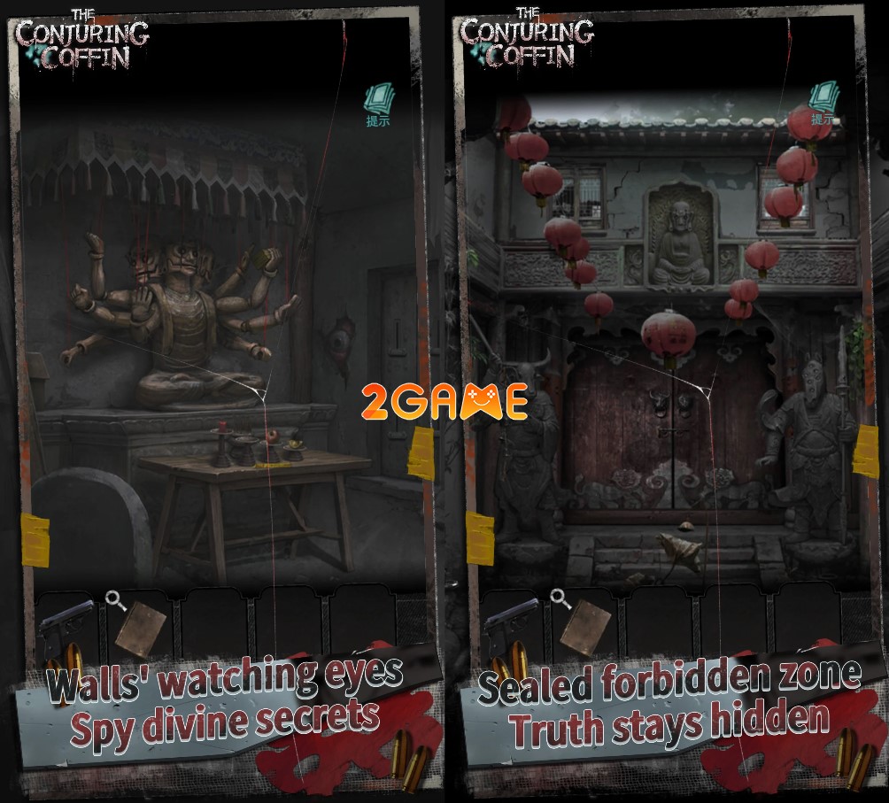 game phiêu lưu giải đố The Conjuring Coffin